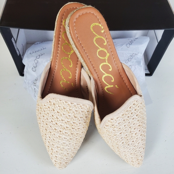 Raffia mules new in box - Picture 1 of 5